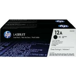 Toner HP 2xQ2612A schwarz, Toner HP 2xQ2612A schwarz,