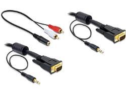 Delock Monitorkabel VGA + Delock Monitorkabel VGA +