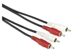 Audiokabel 2 x Cinch-Steck