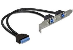 USB3.0 Slotblech Adapter f USB3.0 Slotblech Adapter f