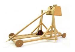 Medieval Trebuchet, Holz-B