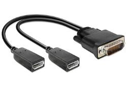 Delock DMS-59 zu 2x Displa Delock DMS-59 zu 2x Displa