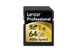 SDXC Card 64GB Lexar 400x 