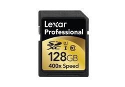 SDXC Card 128GB Lexar 400x