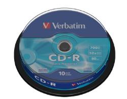 Verbatim CD-R 700MB/80Min, Verbatim CD-R 700MB/80Min,