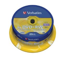 Verbatim DVD+RW Medien 4.7 Verbatim DVD+RW Medien 4.7