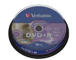 Verbatim DVD+R Medien 4.7G Verbatim DVD+R Medien 4.7G