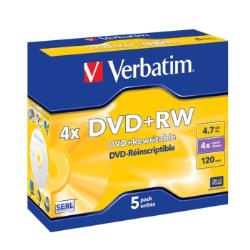 Verbatim DVD+RW 4.7GB, 4x Verbatim DVD+RW 4.7GB, 4x
