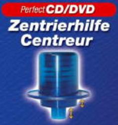 Zentrierhilfe für CD/DVD 