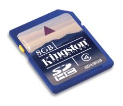 SDHC Card  8GB Kingston Cl