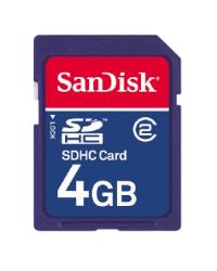 SDHC Card 4GB SanDisk Clas