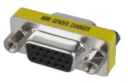 Gender Changer VGA: DB15F- Gender Changer VGA: DB15F-